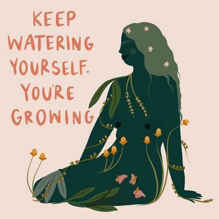 keep watering yourself - ©harmonywillowstudio